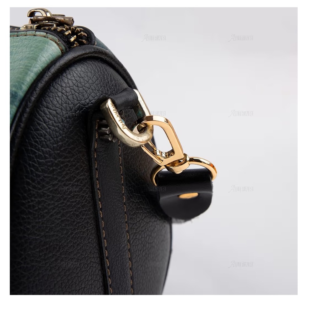 Leather Replacement Handles Purses Straps Black H… - image 4